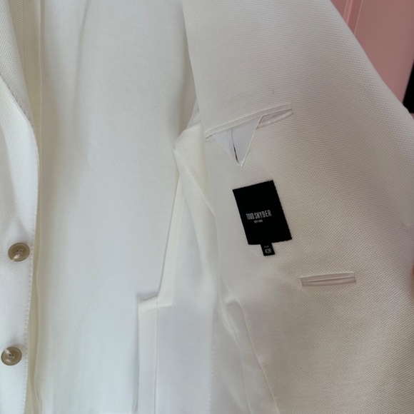 Todd Snyder Italian Knit Sport Coat - Birch White - Picture 9 of 12